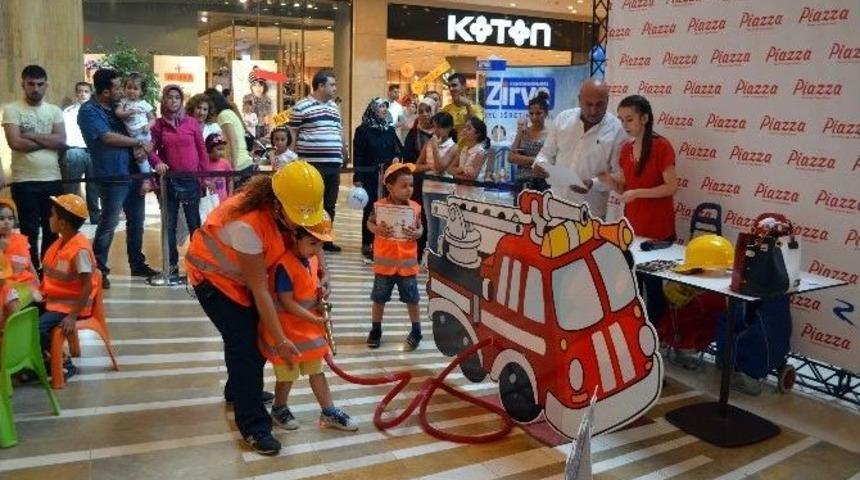 Minik İtfaiyeciler G&ouml;rev Başında