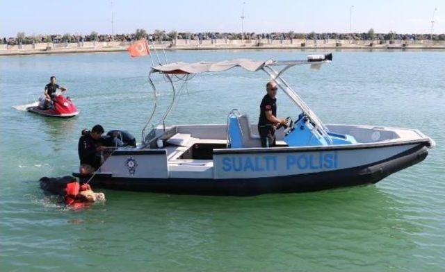 Gemiden Denize D&uuml;şen Tosunu Deniz Polisi Kurtardı 3