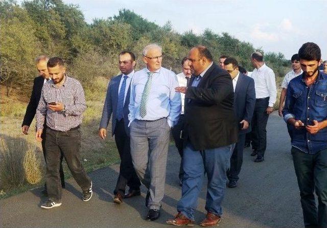 Başkan Yılmaz, Kuş Cenneti’ndeki Yol Çalışmalarını İnceledi