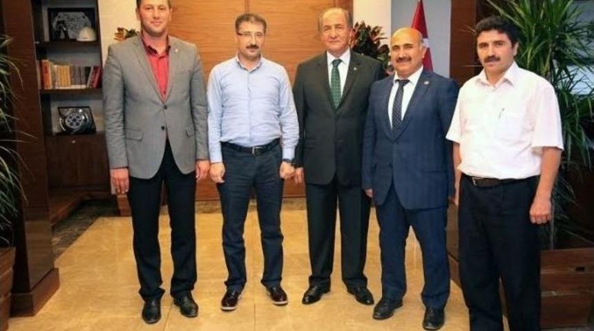Başkan &Uuml;nl&uuml;&rsquo;den Vali Kara Ve B&uuml;y&uuml;k&rsquo;e Ziyaret