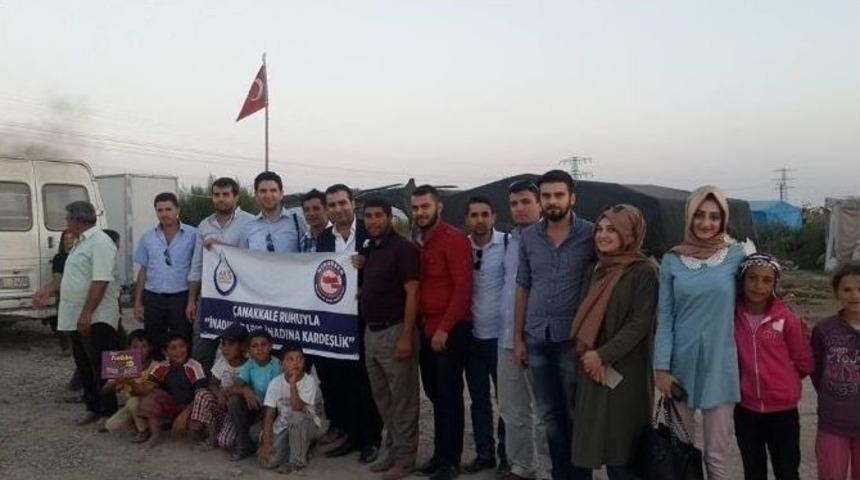 Sivil Toplum Kuruluşu Temsilcilerinden Mevsimlik İş&ccedil;ilere Anlamlı Ziyaret