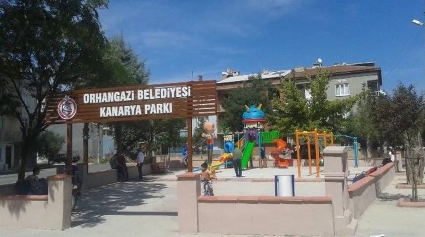 Orhangazi&rsquo;deki Parklar Yenileniyor
