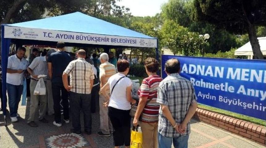 Aydın B&uuml;y&uuml;kşehir, Adnan Menderes&rsquo;i Andı