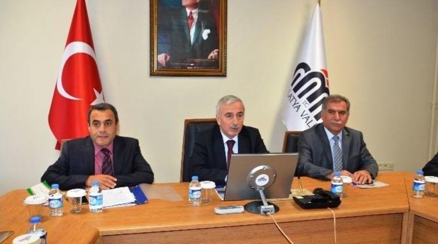 Malatya&rsquo;da Se&ccedil;im G&uuml;venliği Toplantısı Yapıldı