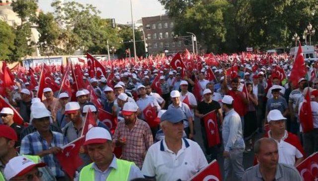 Ankara'da 'teröre Hayır Kardeşliğe Evet' Yürüyüşü (3)