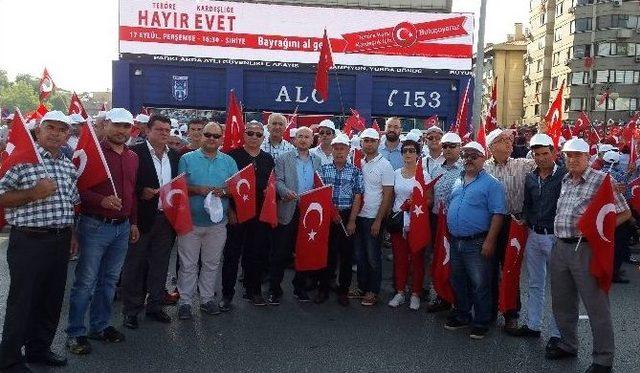 Ayto “teröre Hayır, Kardeşliğe Evet” İçin Yürüdü