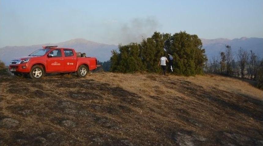 Seydikemer&rsquo;de Ot Yangını Korkuttu