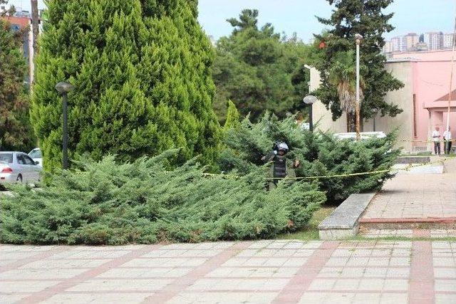 Valilik Önünde Şüpheli Çanta Alarmı