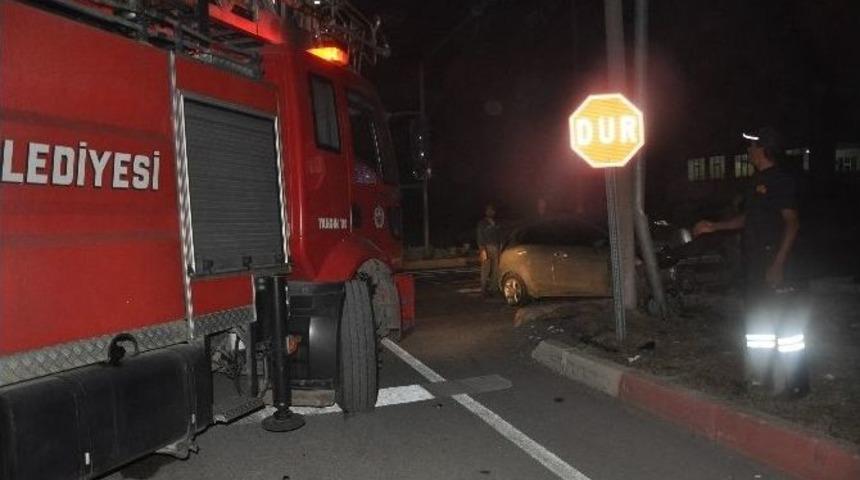 Sandıklı&rsquo;da Trafik Kazası: 1 Yaralı