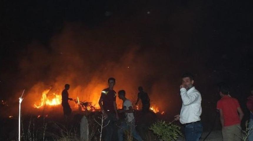 Malazgirt&rsquo;te Mezarlık Yangını