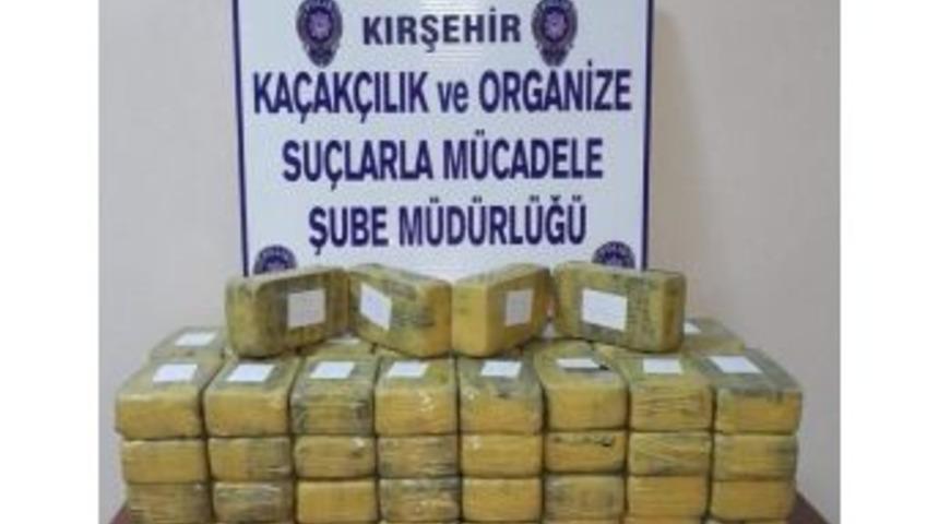 Kırşehir&rsquo;de 35 Kilo Eroin Ele Ge&ccedil;irildi