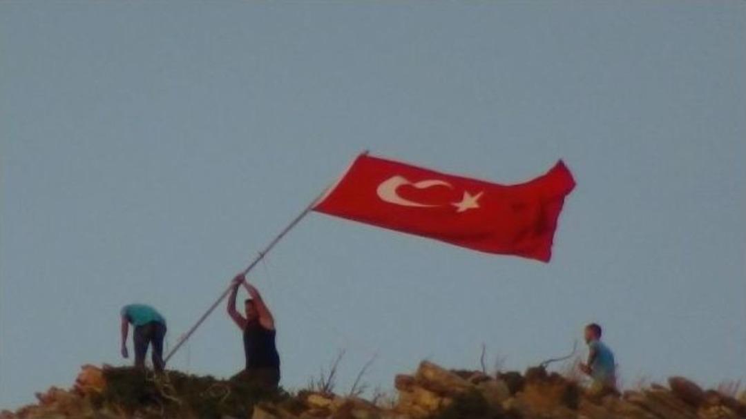 Bodrum&rsquo;da Bayrak Gerginliği