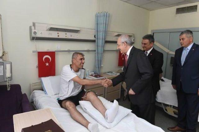 Kılı&ccedil;daroğlu, Tsk Rehabilitasyon Merkezi ni Ziyaret Ederek Gazilerle G&ouml;r&uuml;şt&uuml; 1