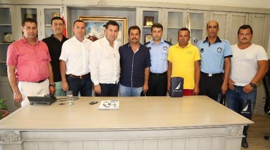 Başkan, Dalgı&ccedil;larla Bir Araya Geldi