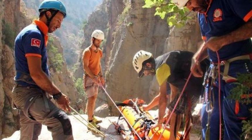Kelebekler Vadisi'nde Kurtarma Tatbikatı
