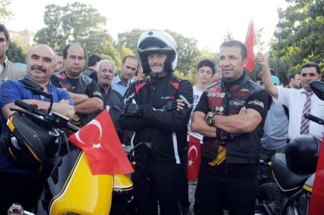 Gaziantep'te Motosikletli Teröre Tepki Sürüşü