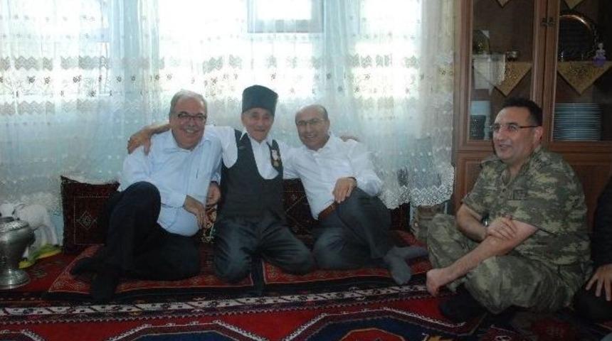 İl Protokol&uuml;&rsquo;nden Muharip Gazilere Ziyaret