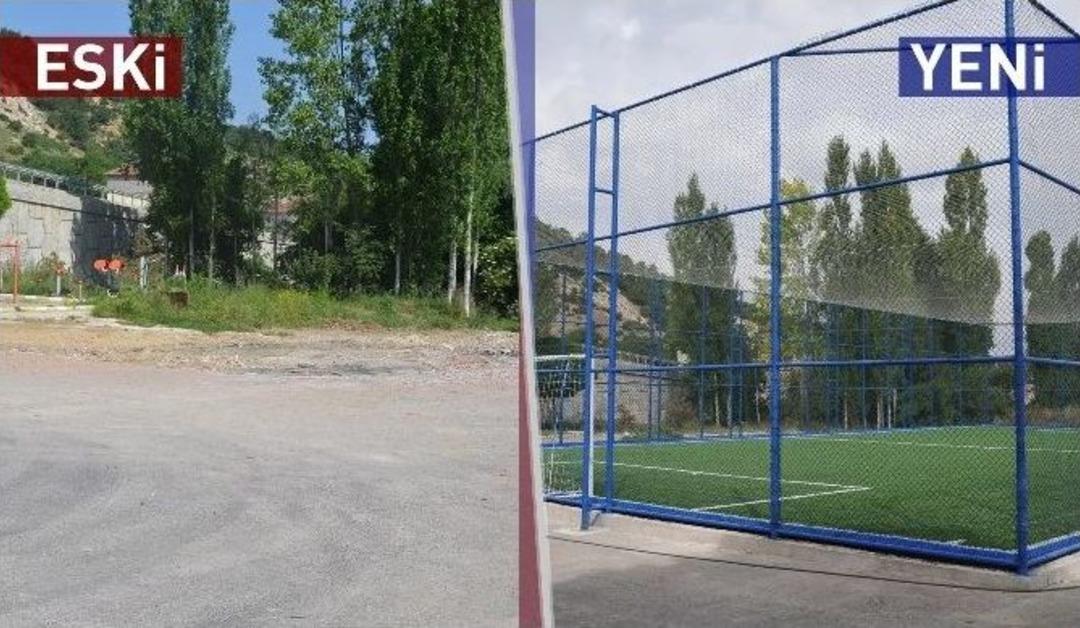 Akpınar Mahallesi Sentetik Sahası Tamamlandı