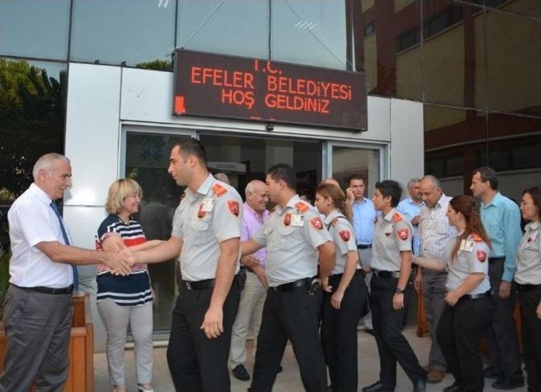 Efeler Belediyesi&rsquo;nde Bayramlaşma T&ouml;reni