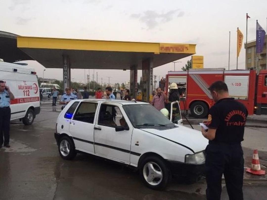 Lpg Dolumu Sırasında Sigara Yaktı Otomobili Alev Aldı