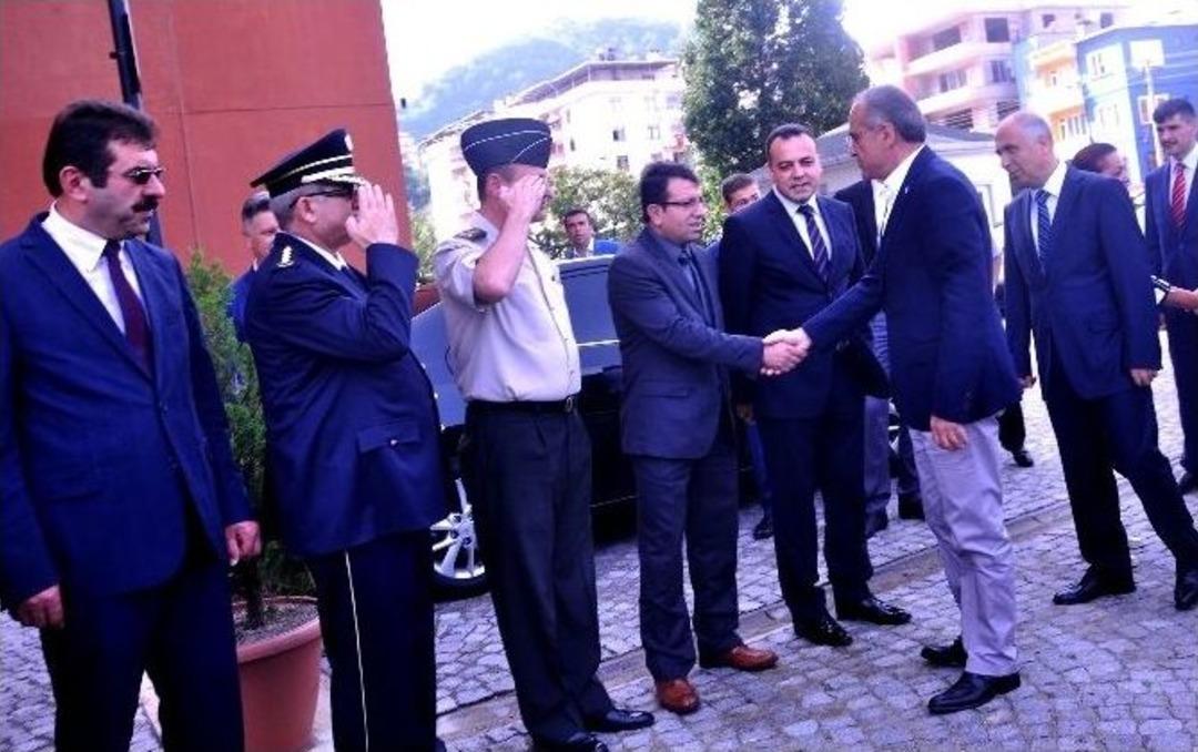 Bakan Top&ccedil;u Giresun&rsquo;da