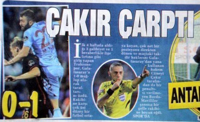 Trabzonspor'da Cüneyt Çakır'a Büyük Öfke