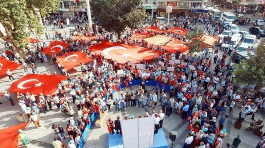 Şahinbey'de Gaziler I&ccedil;in Bayraklı Y&uuml;r&uuml;y&uuml;ş