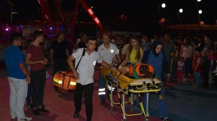 Gondoldan Düşen Genç Kız Yaralandı