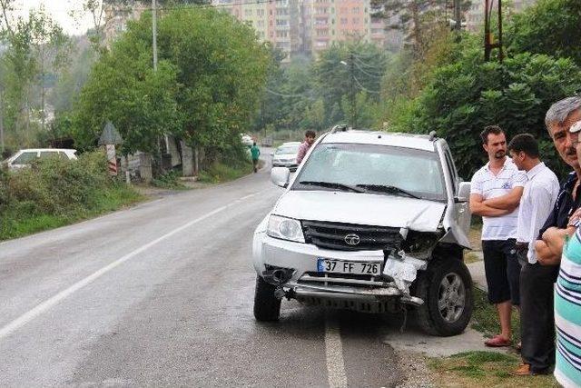 Bartın’da Trafik Kazası: 2 Yaralı