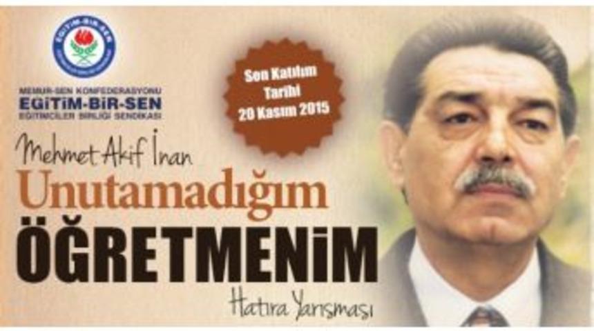 Mehmet Akif İnan Anısına Hatıra Yarışması D&uuml;zenlenecek