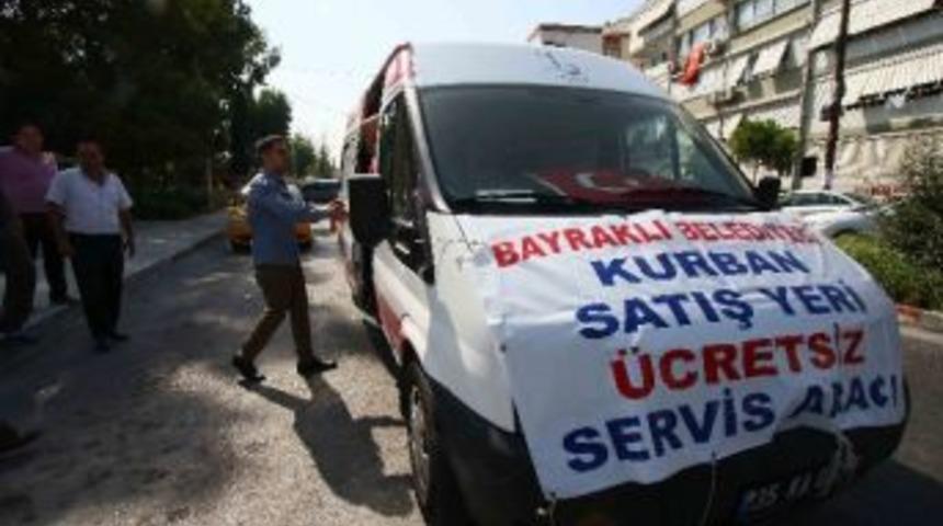 Bayraklı&rsquo;da Kurban Satış Yerleri Ve Mezarlıklara &Uuml;cretsiz Servis