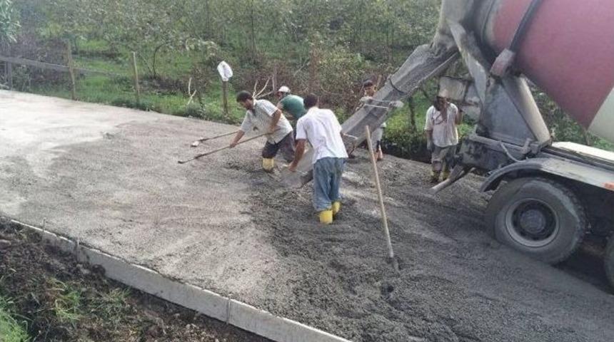 Altınordu&rsquo;nun Yolları Beton Oldu