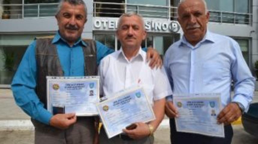 Sinoplu Muhtarlar &lsquo;plan&ouml;r U&ccedil;uş Belgesi&rsquo; Aldı
