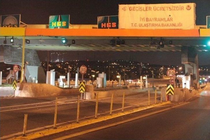 Kurban Bayramı Nedeniyle Köprü Ve Otoyollarda Ücretsiz Uygulama Başladı G4