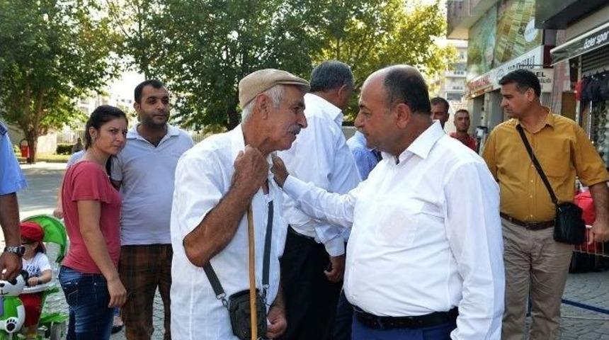 Başkan Arslan Esnafla Bayramlaştı