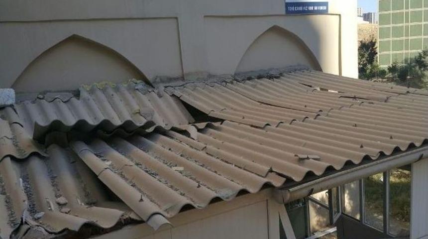 Bombalı Ara&ccedil; İmhasında Toki Camii Hasar G&ouml;rd&uuml;