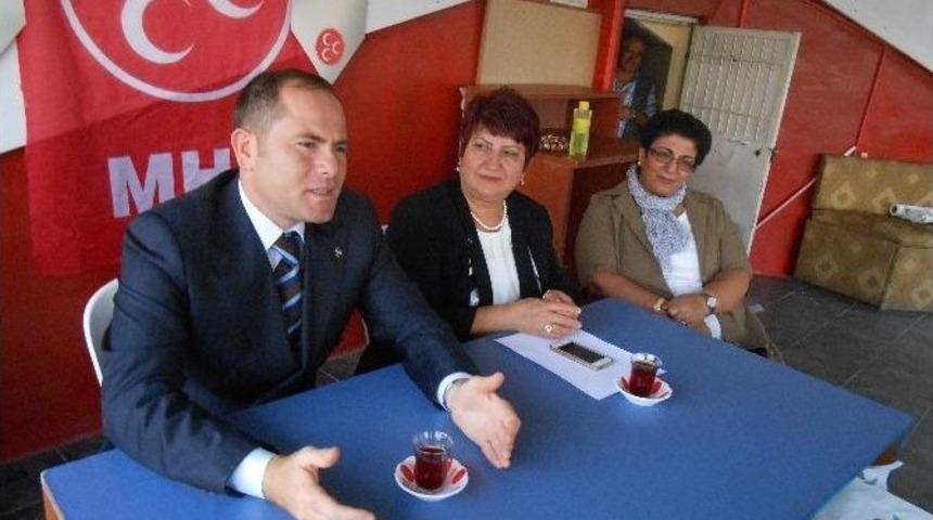 Mhp Eskişehir İl Kadın Kolları G&ouml;rev B&ouml;l&uuml;m&uuml; Yaptı