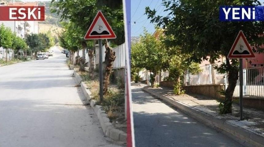 Boz&uuml;y&uuml;k&rsquo;te Kaldırım D&uuml;zenleme &Ccedil;alışmaları