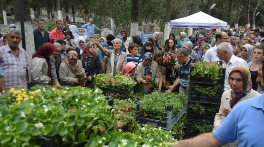 Orhangazi&rsquo;de Mezarlıklar &Ccedil;i&ccedil;ek Bah&ccedil;esine D&ouml;nd&uuml;
