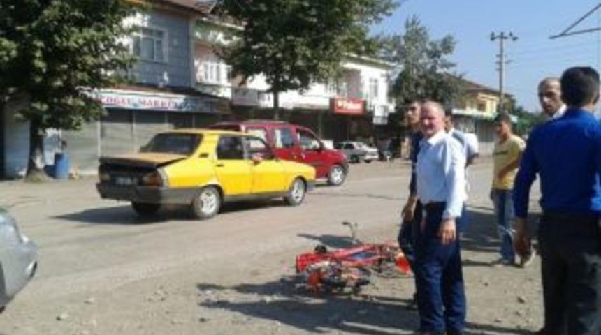 Samsun&rsquo;da Trafik Kazası: 1 Yaralı