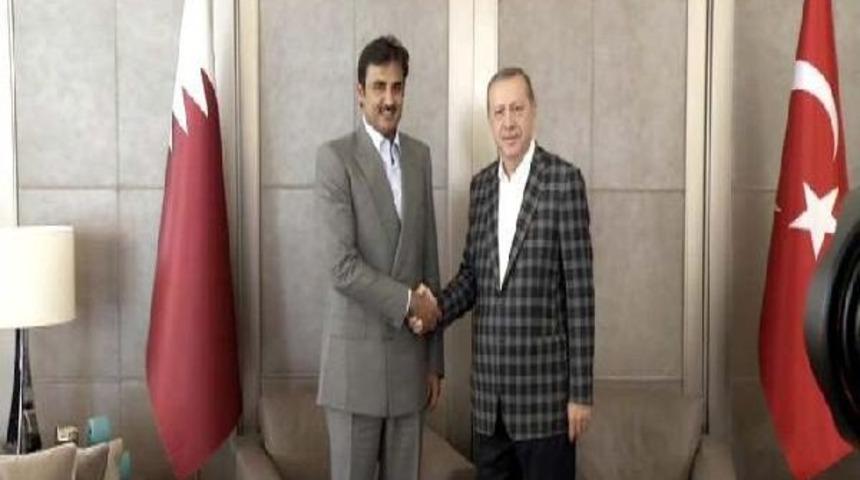 Erdoğan, Katar Emiri'ni Kabul Etti