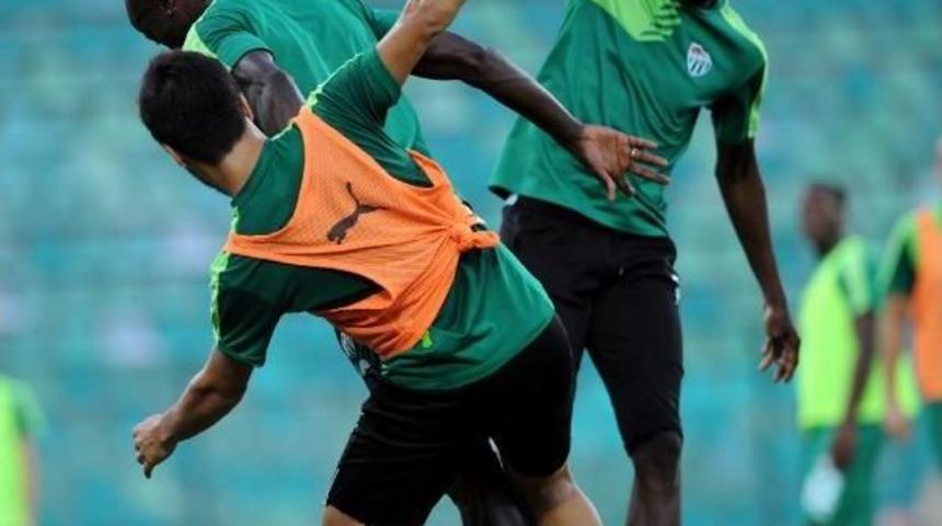 Bursaspor Atat&uuml;rk Stadı'nda &Ccedil;alıştı