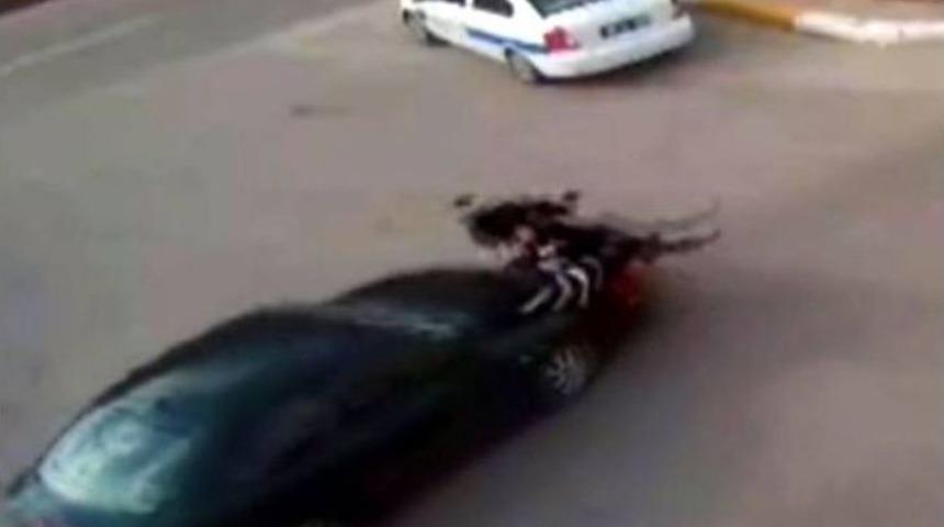 (&ouml;zel Haber) Otob&uuml;s&uuml;n Altında Kalmaktan Son Anda Kurtuldu