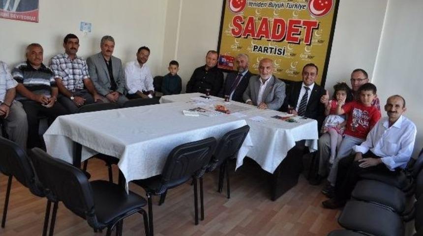 Sadet Partisi&rsquo;nde Bayramlaşma Yapıldı