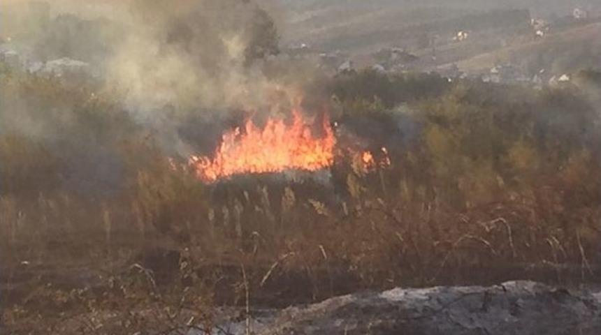&Ccedil;aycuma&rsquo;da Arazi Yangını Korkuttu