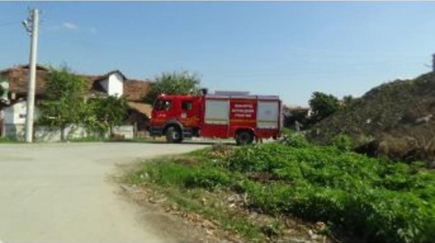 İtfaiye Ekipleri Kombi Yangına M&uuml;dahale Etti