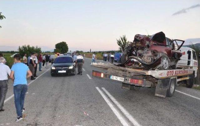 Hançalar'ı Bayramda Yasa Boğan Kaza Kurbanları Toprağa Verildi