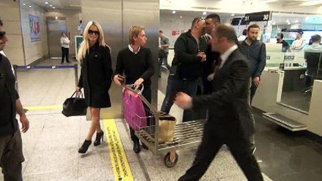 Pamela Anderson İstanbul'da