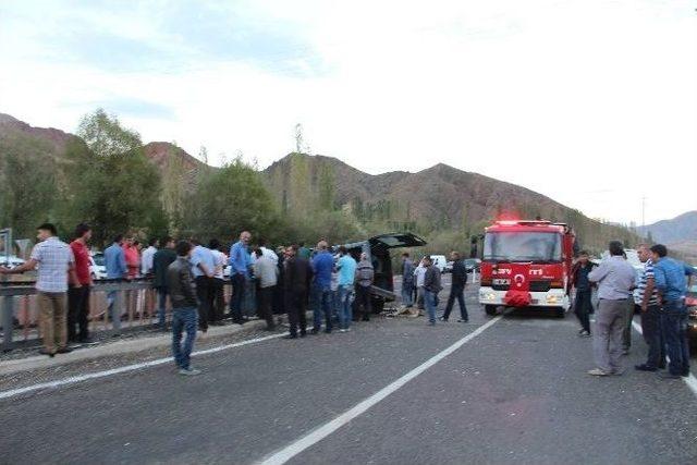 Oltu’da Trafik Kazası: 1 Ölü, 3 Yaralı