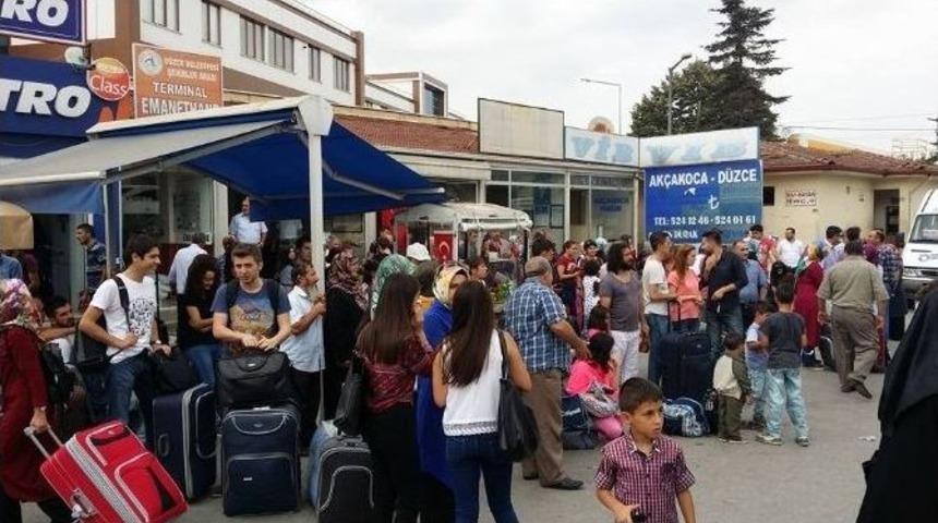 Terminalde Son G&uuml;n Yoğunluğu